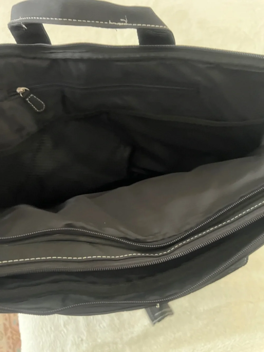 NEW unisex Targus Black Laptop Briefcase, extra wallet,Removable Shoulder Strap